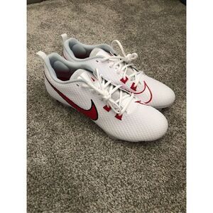 Nike Vapor Edge Speed 360 2 Football Cleats Men's Size 13.5 White/ Red